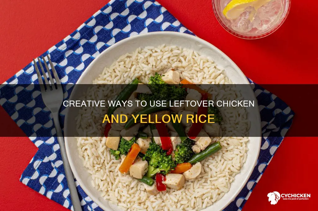 what to do with leftover chicken and yellow rice