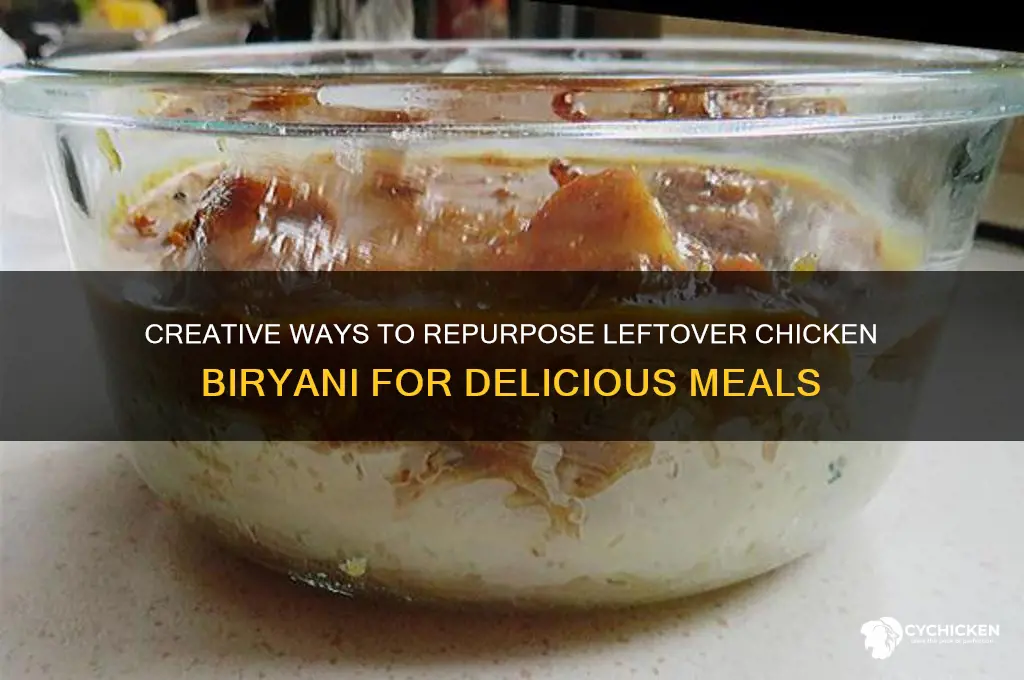 what to do with leftover chicken biryani