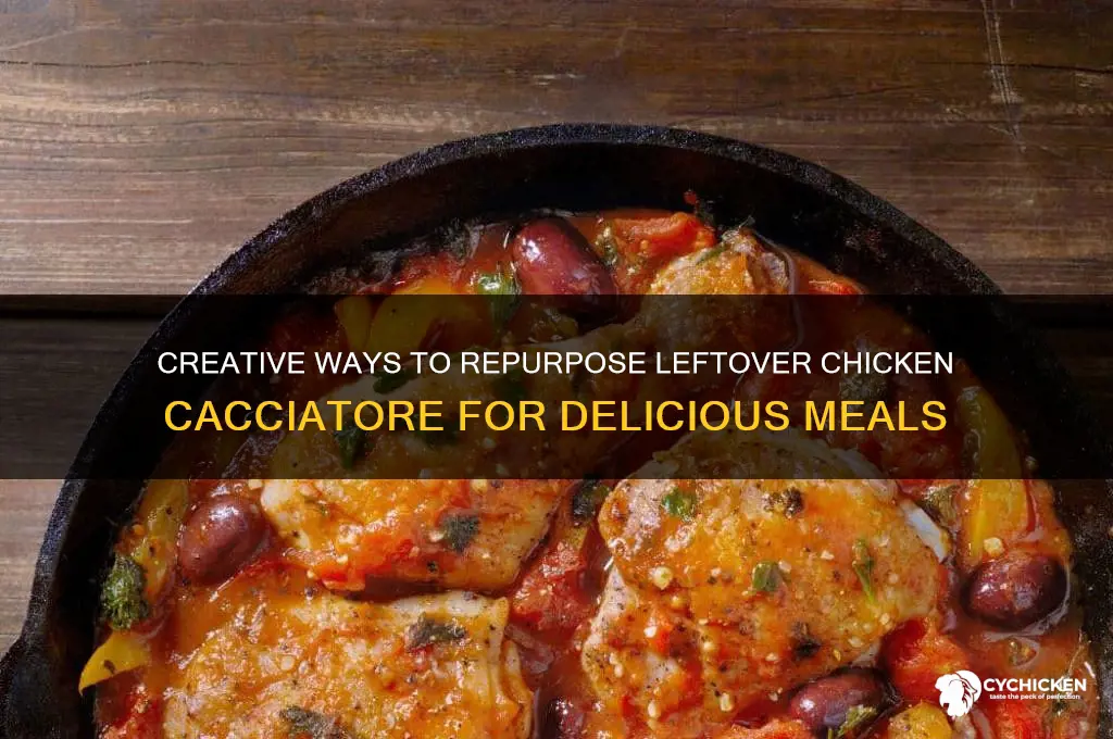 what to do with leftover chicken cacciatore