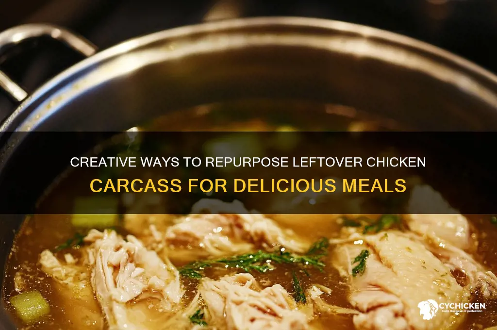 what to do with leftover chicken carcass