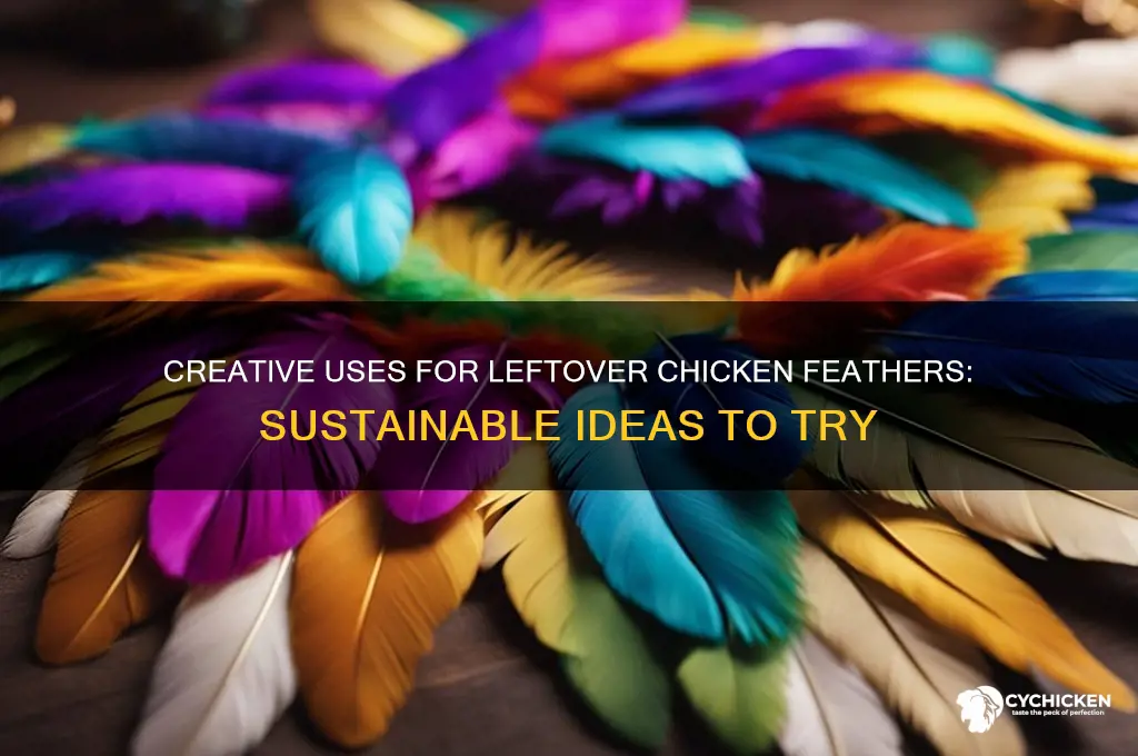 what to do with leftover chicken feathers
