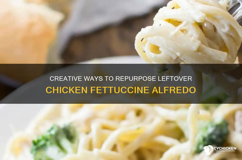 what to do with leftover chicken fettuccine alfredo