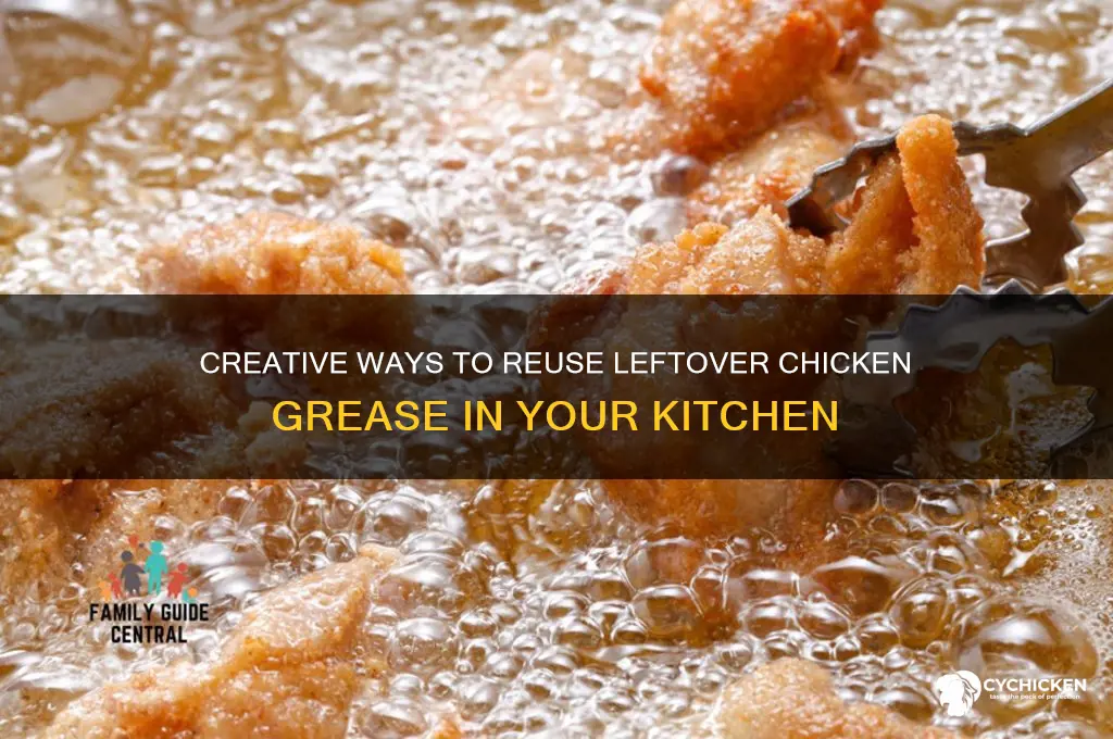 what to do with leftover chicken grease