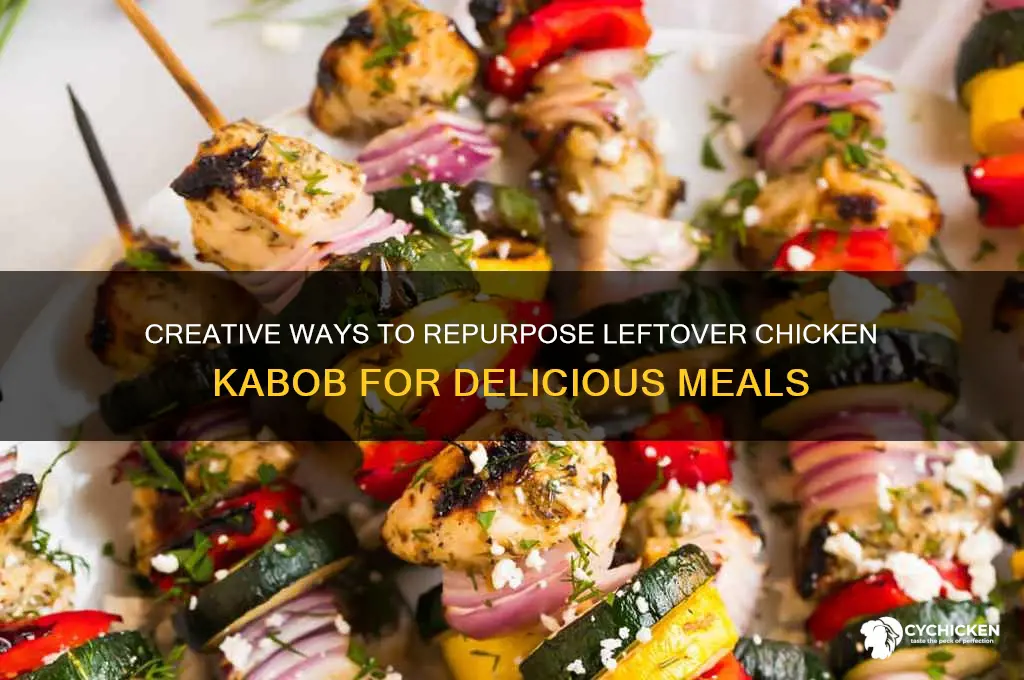 what to do with leftover chicken kabob