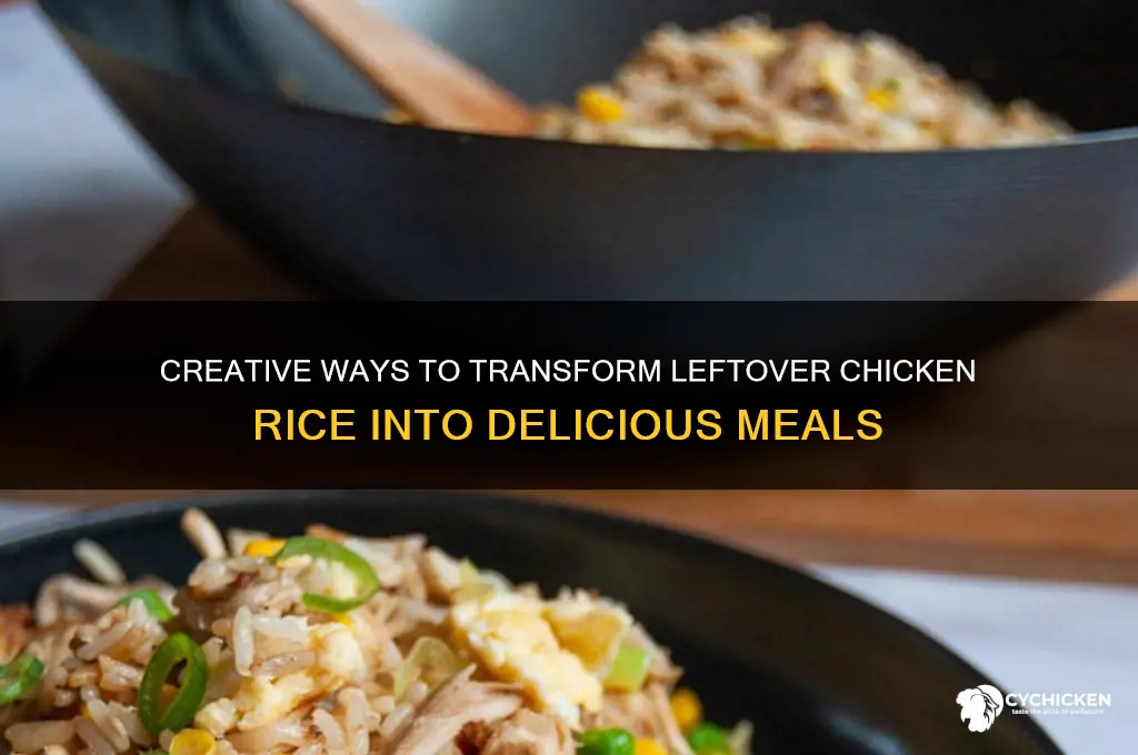 what to do with leftover chicken rice