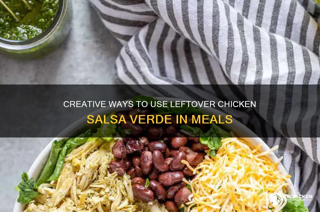 what to do with leftover chicken salsa verde