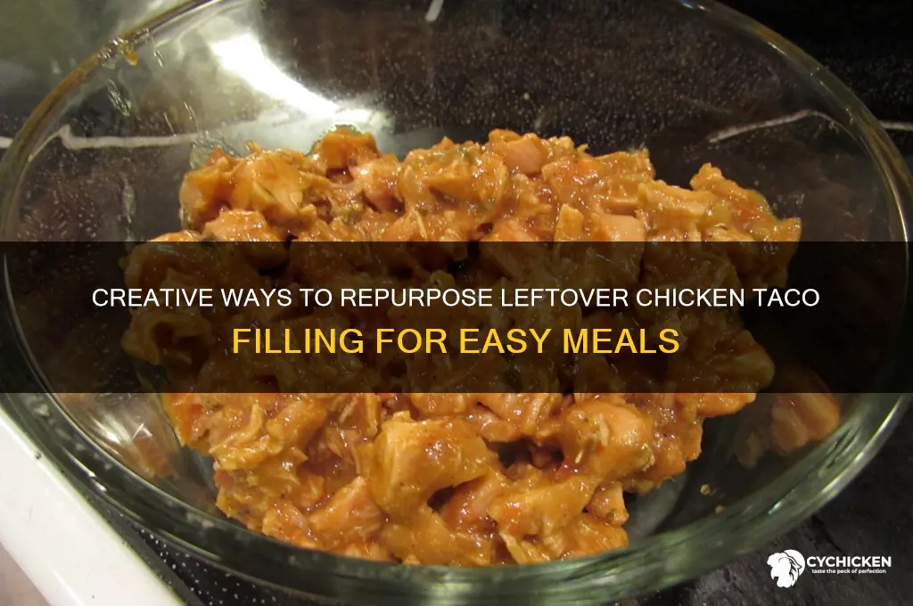 what to do with leftover chicken taco filling