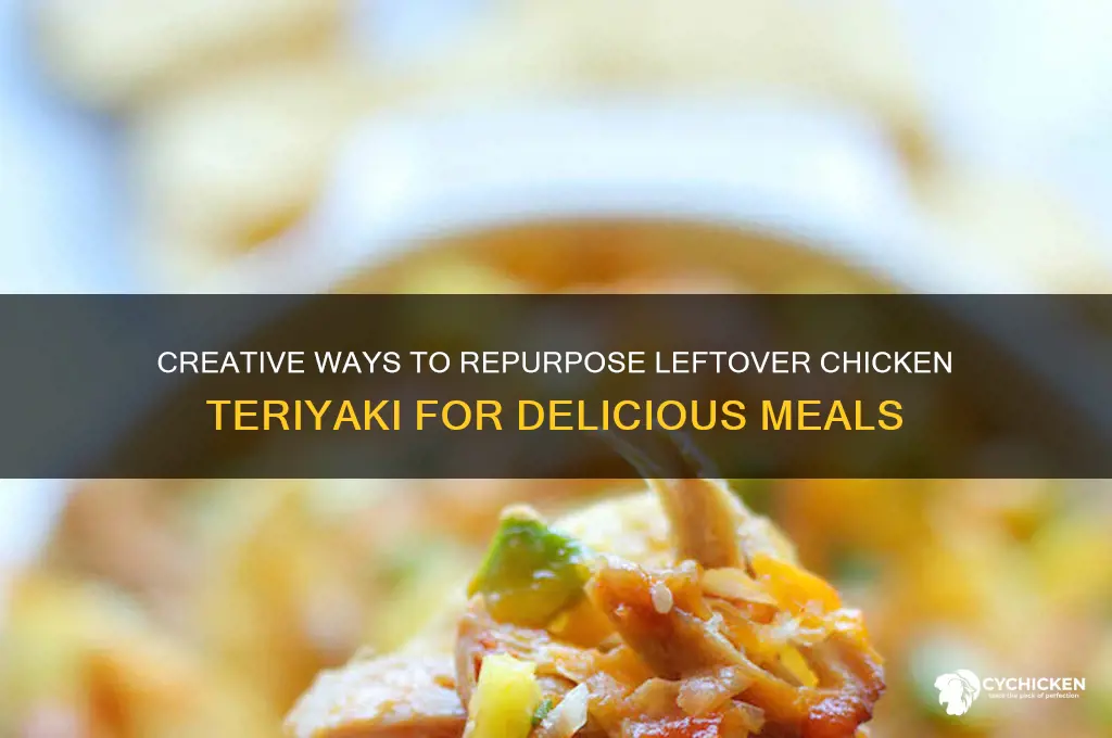 what to do with leftover chicken teriyaki