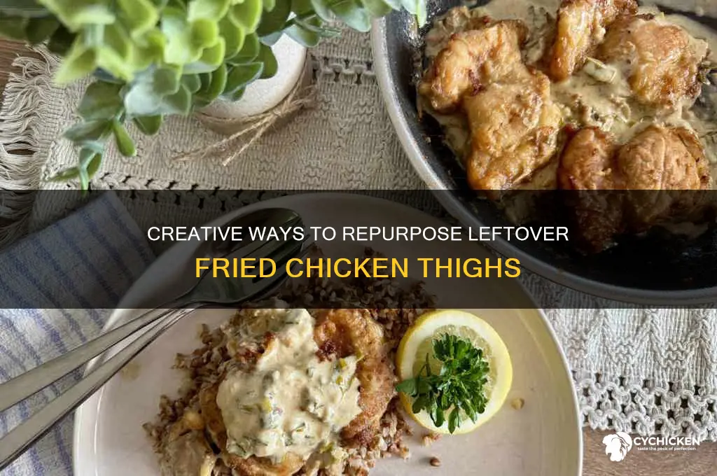 what to do with leftover fried chicken thighs