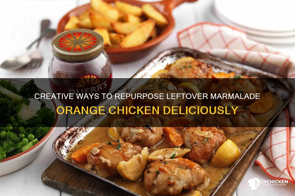 what to do with leftover marmalade orange chicken