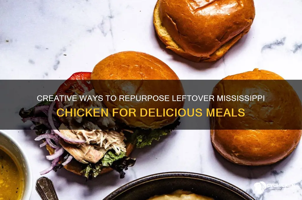 what to do with leftover mississippi chicken