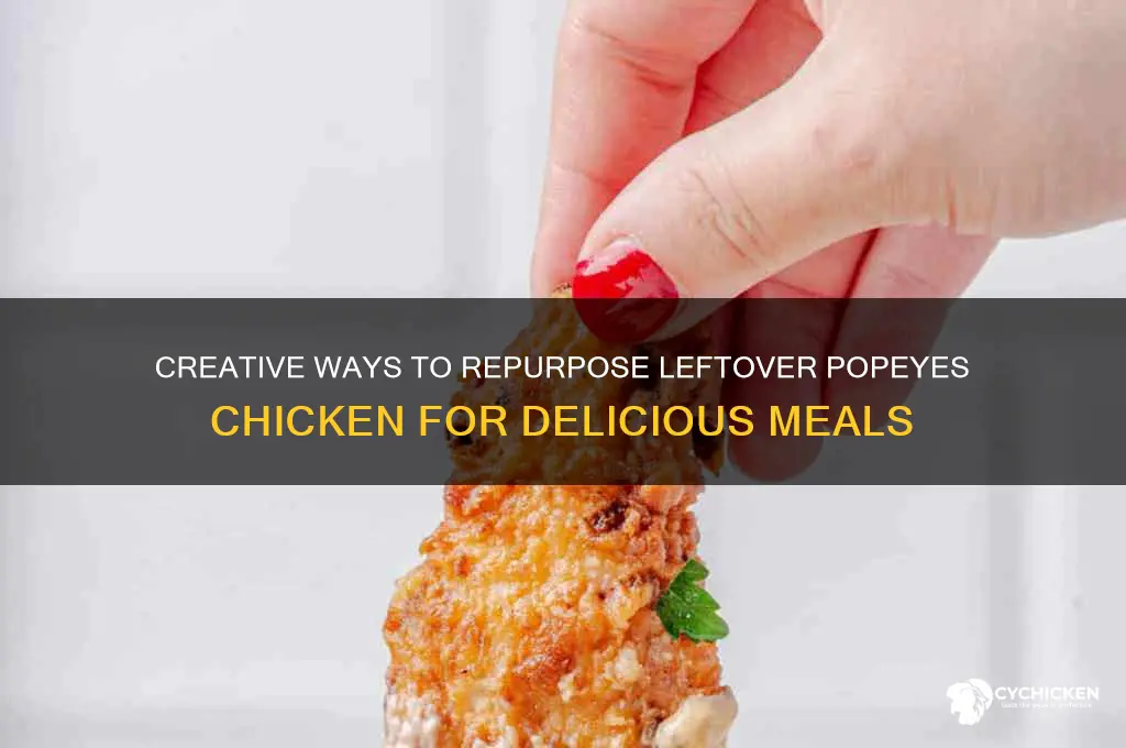 what to do with leftover popeyes chicken