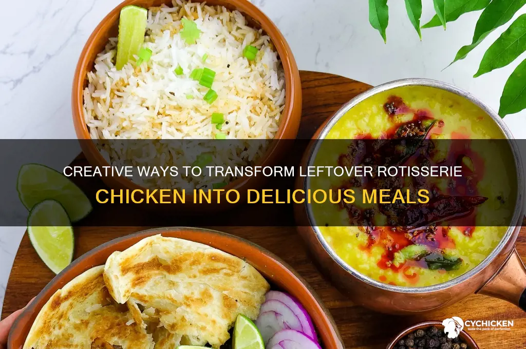 what to do with leftover roastisserie chicken