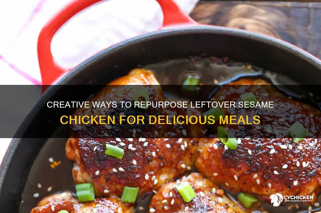 what to do with leftover sesame chicken