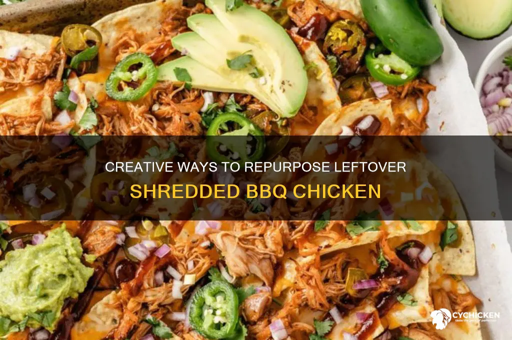 what to do with leftover shredded bbq chicken