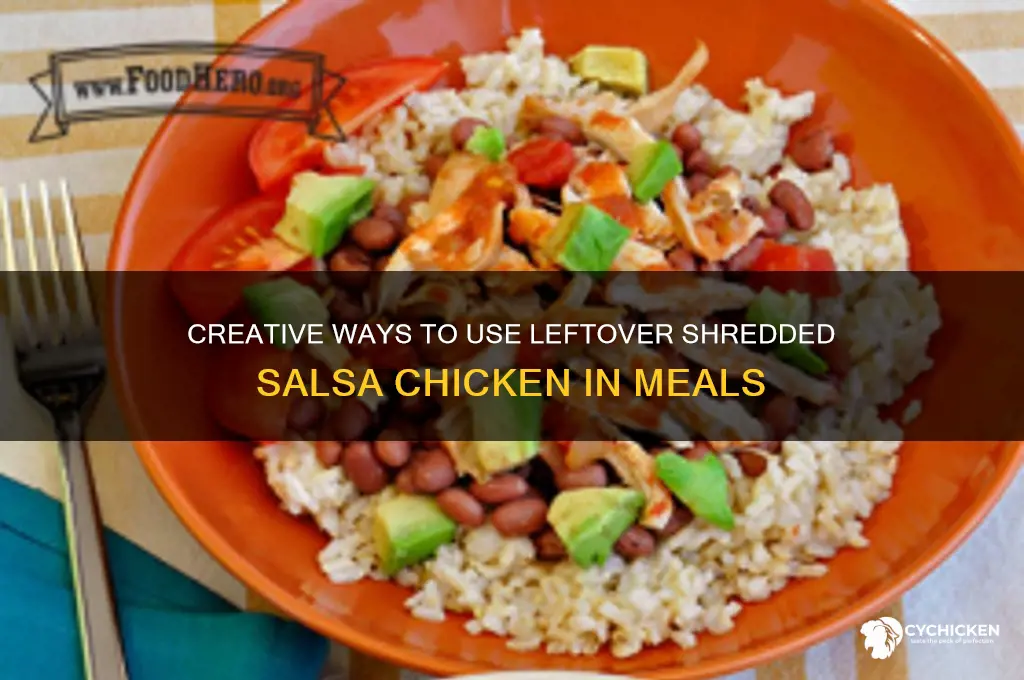 what to do with leftover shredded salsa chicken