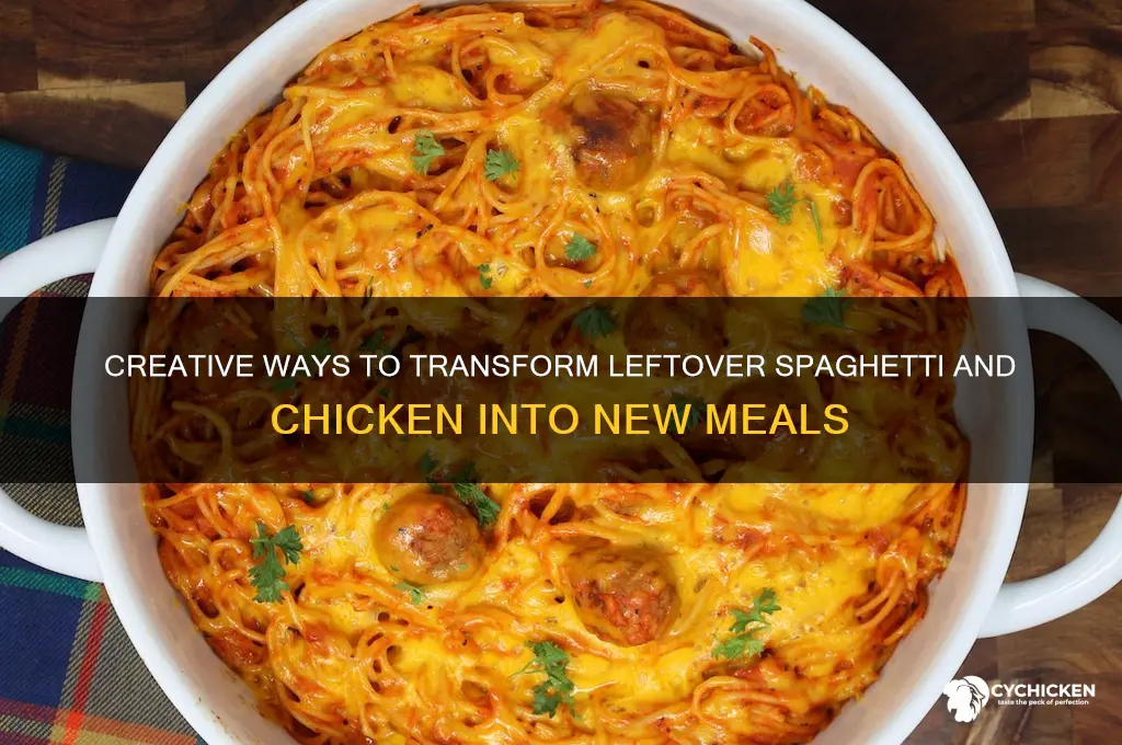what to do with leftover spaghetti and chicken