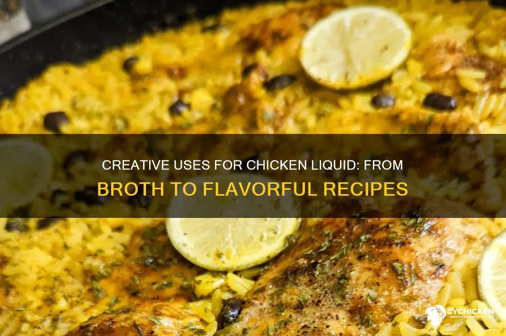 what to do with liquid after chicken