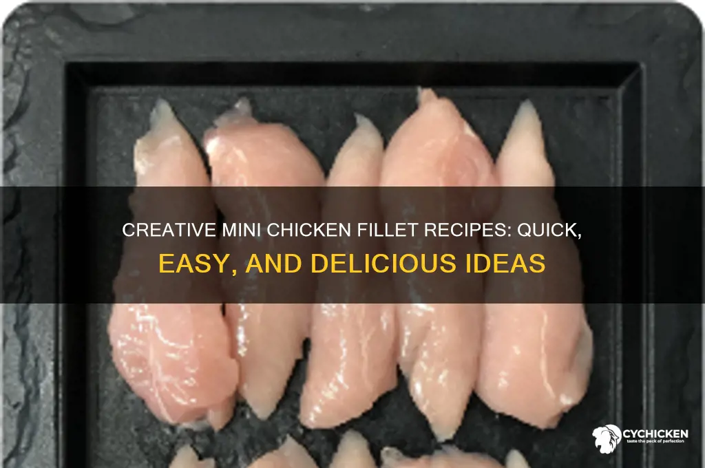 what to do with mini chicken fillets