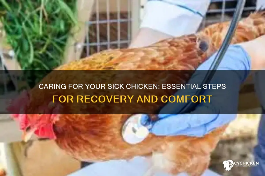 what to do with my sick chicken