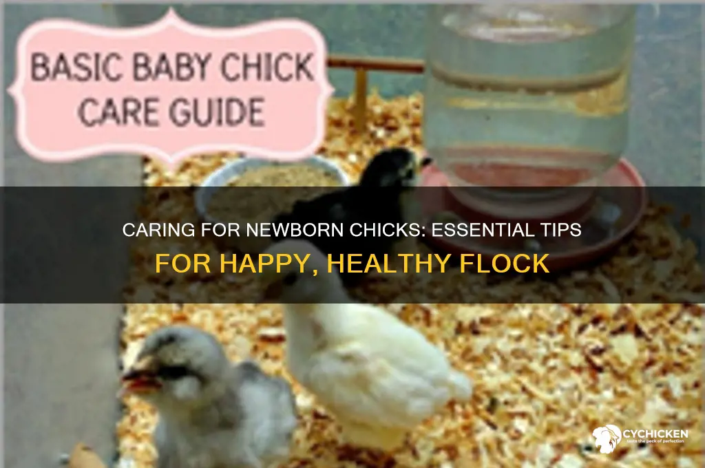 what to do with new born chicks