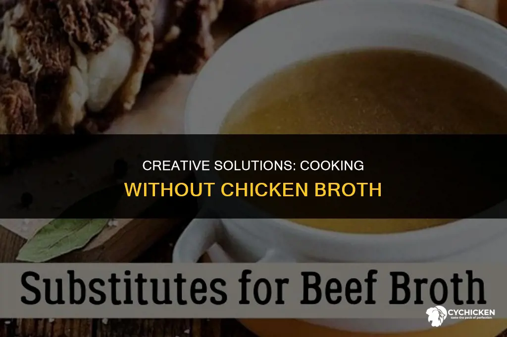 what to do with no chicken broth