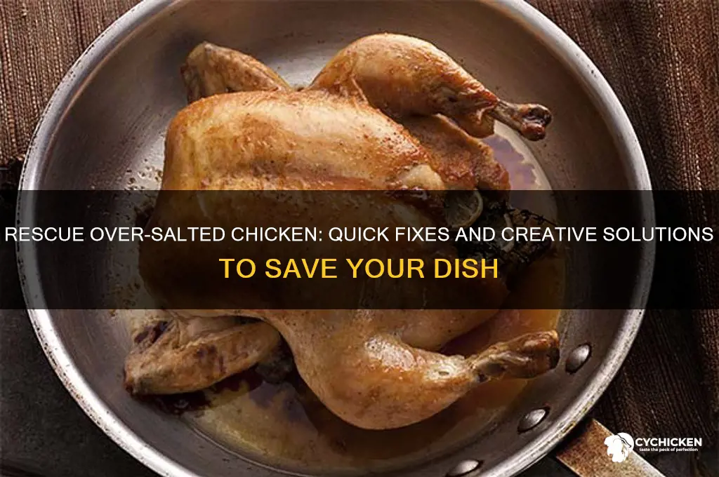 what to do with over salted chicken