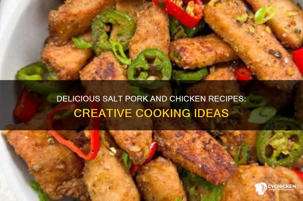 what to do with salt pork and chicken