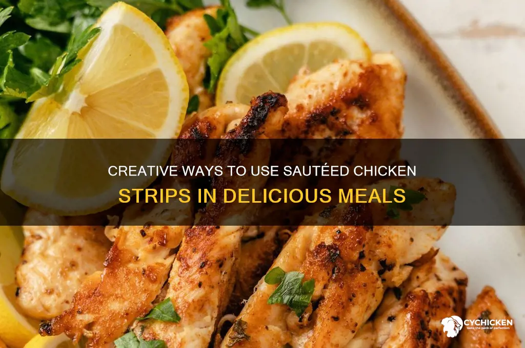 what to do with saute chicken strips