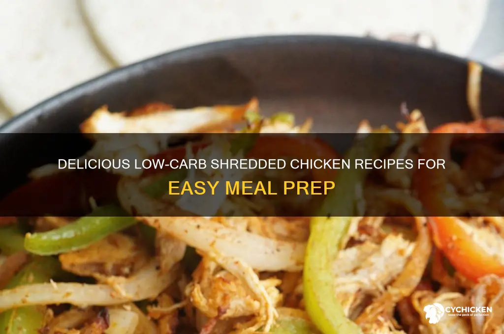what to do with shredded chicken low carb