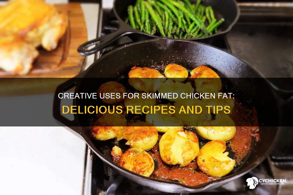 what to do with skimmed chicken fat