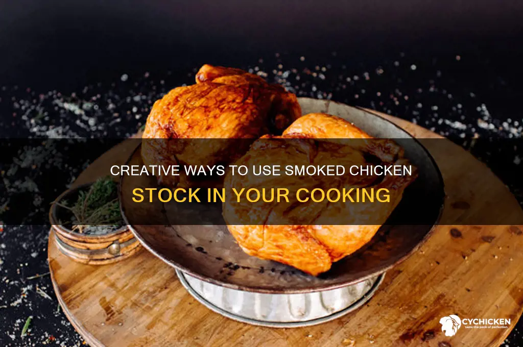 what to do with smoked chicken stock