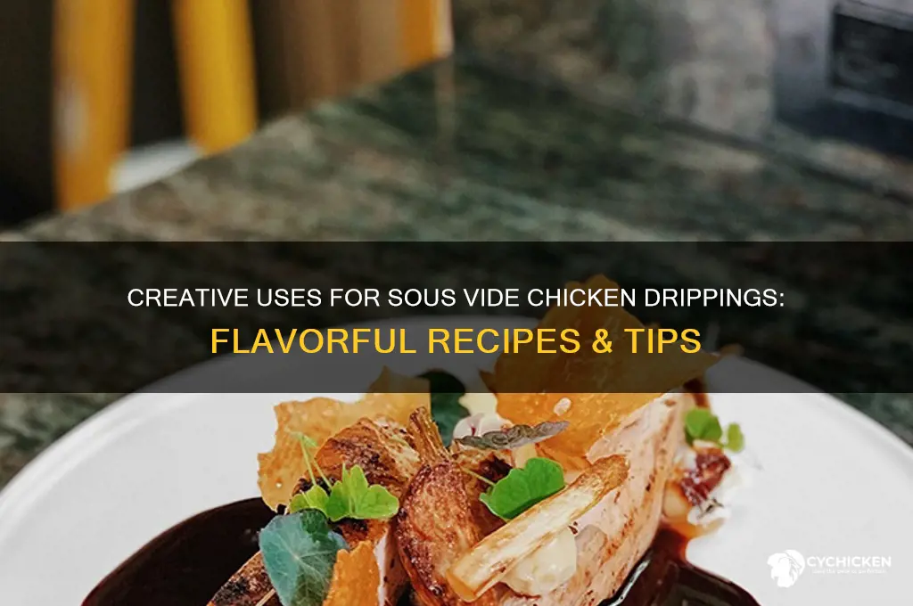 what to do with sous vide chicken drippings