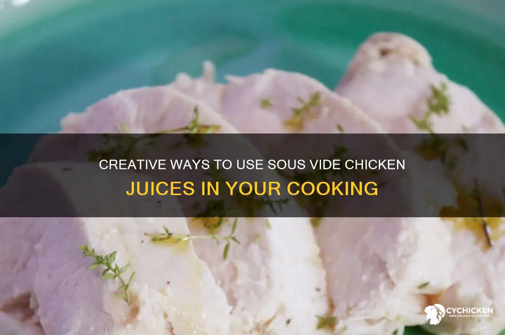 what to do with sous vide chicken juices