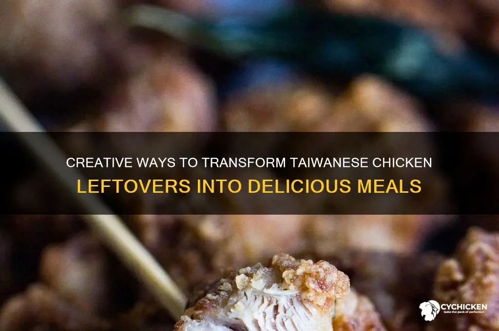 what to do with taiwanese chicken leftovers