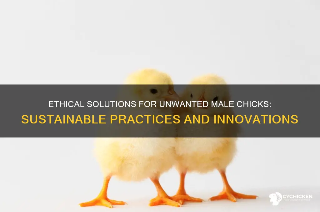 what to do with unwanted male chicks