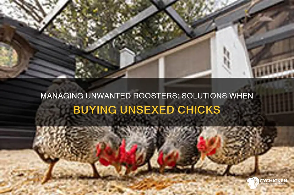 what to do with unwanted roosters when buying chicks