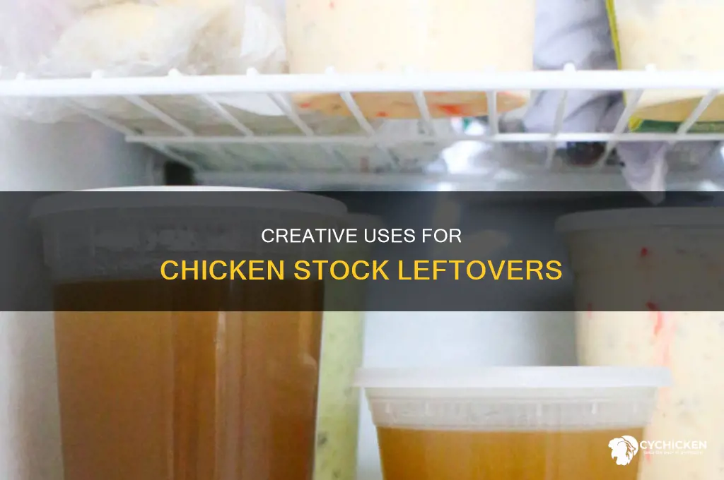 what to do with waste from making chicken stock