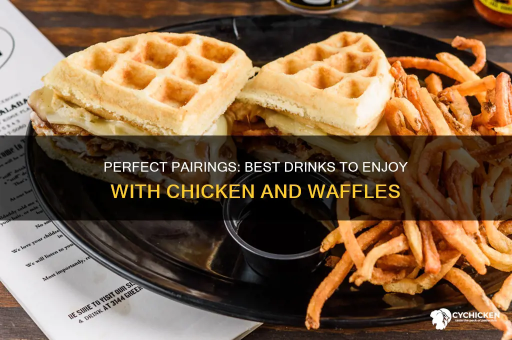 what to drink with friend chicken and waffles