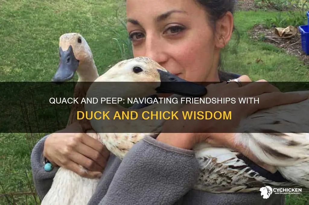 what to duck and chick on friends