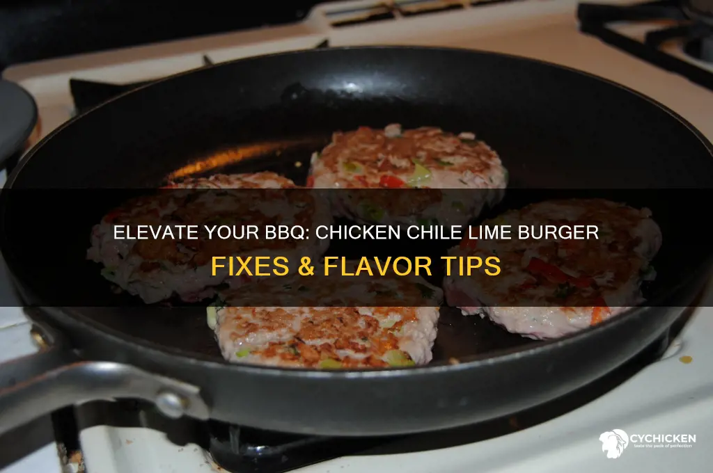 what to fix with chicken chile lime burgers