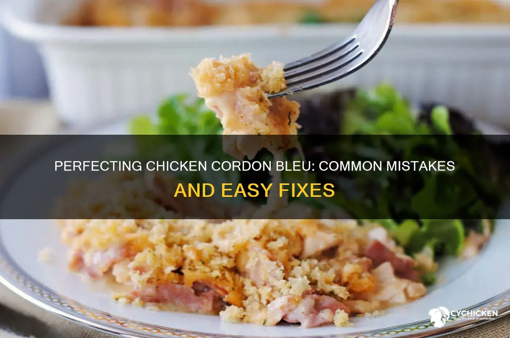 what to fix with chicken cordon bleu
