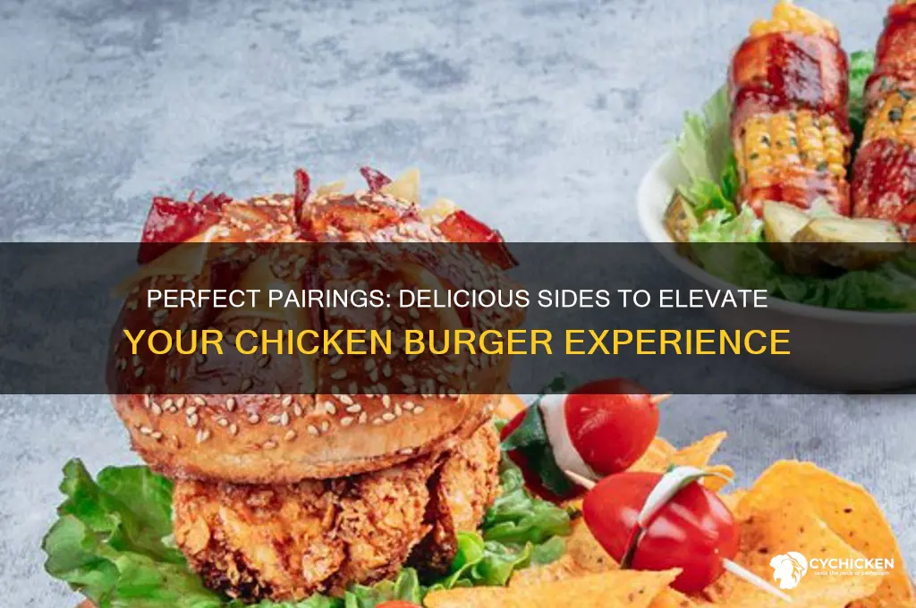 what to have with a chicken burger
