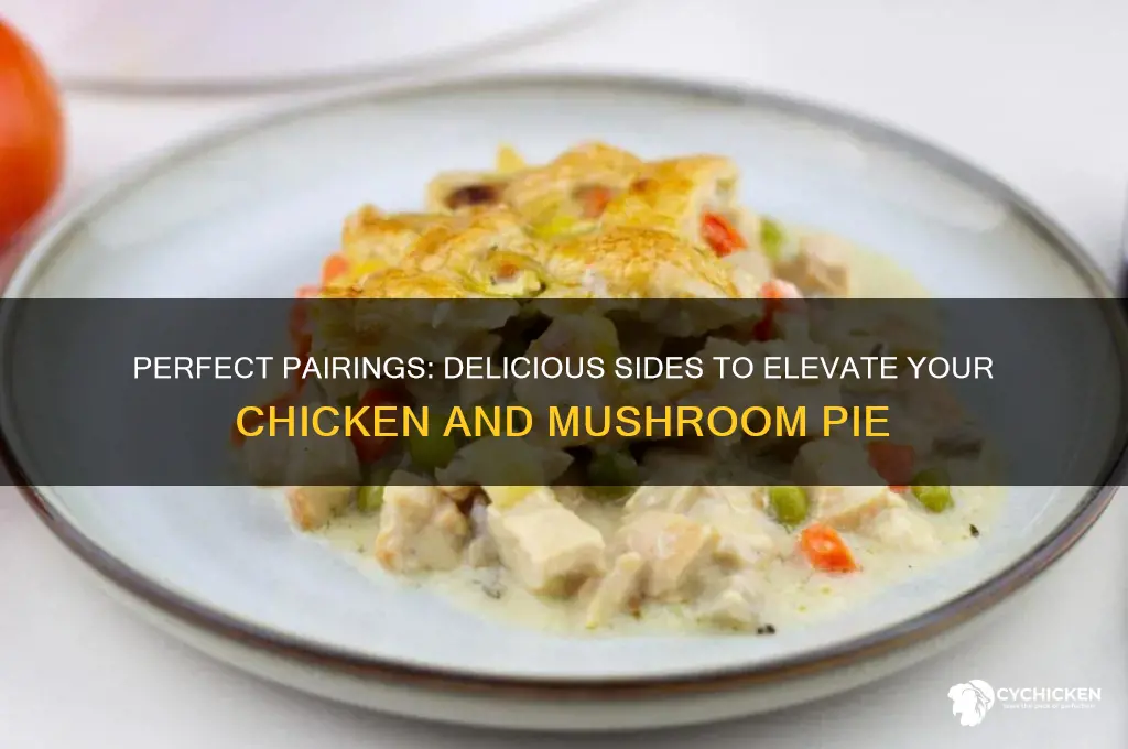 what to have with chicken and mushroom pie