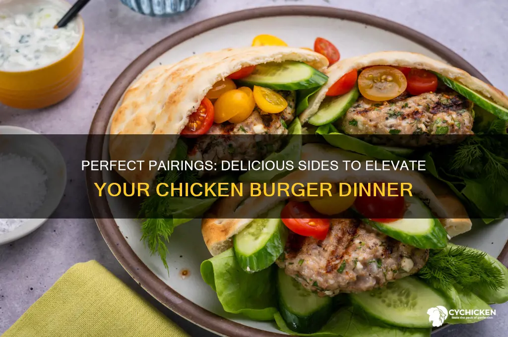 what to have with chicken burgers for dinner