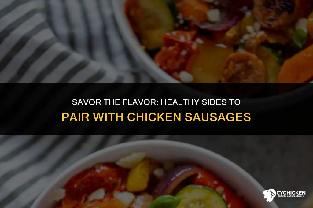 what to have with chicken sausages healthy