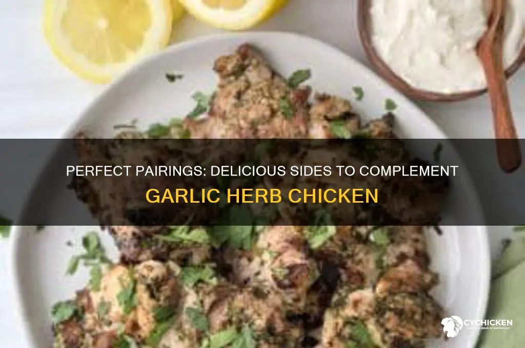 what to have with garlic and herb chicken