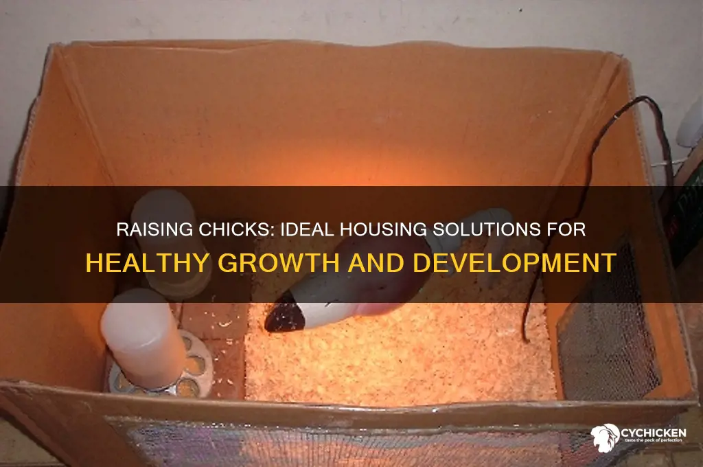 what to keep chicks in as they grow
