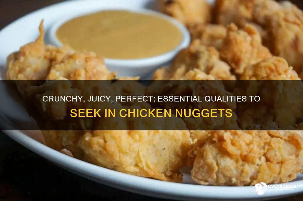 what to look for chicken nuggets