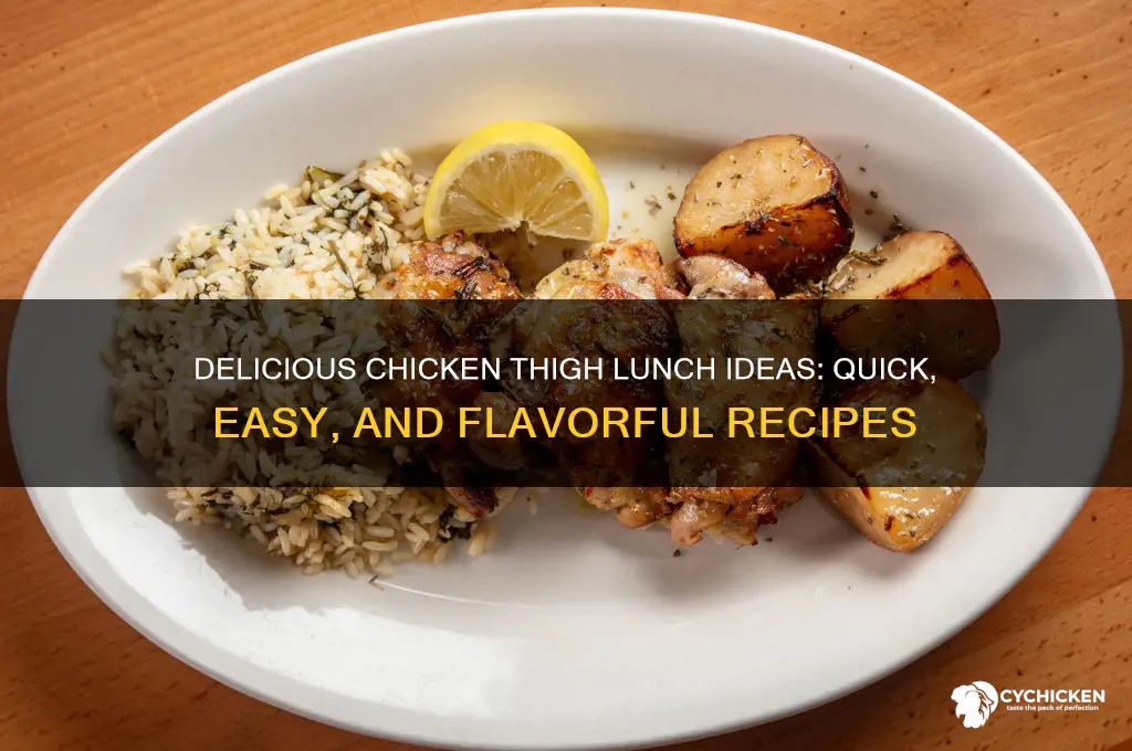 what to make for lunch with chicken thighs